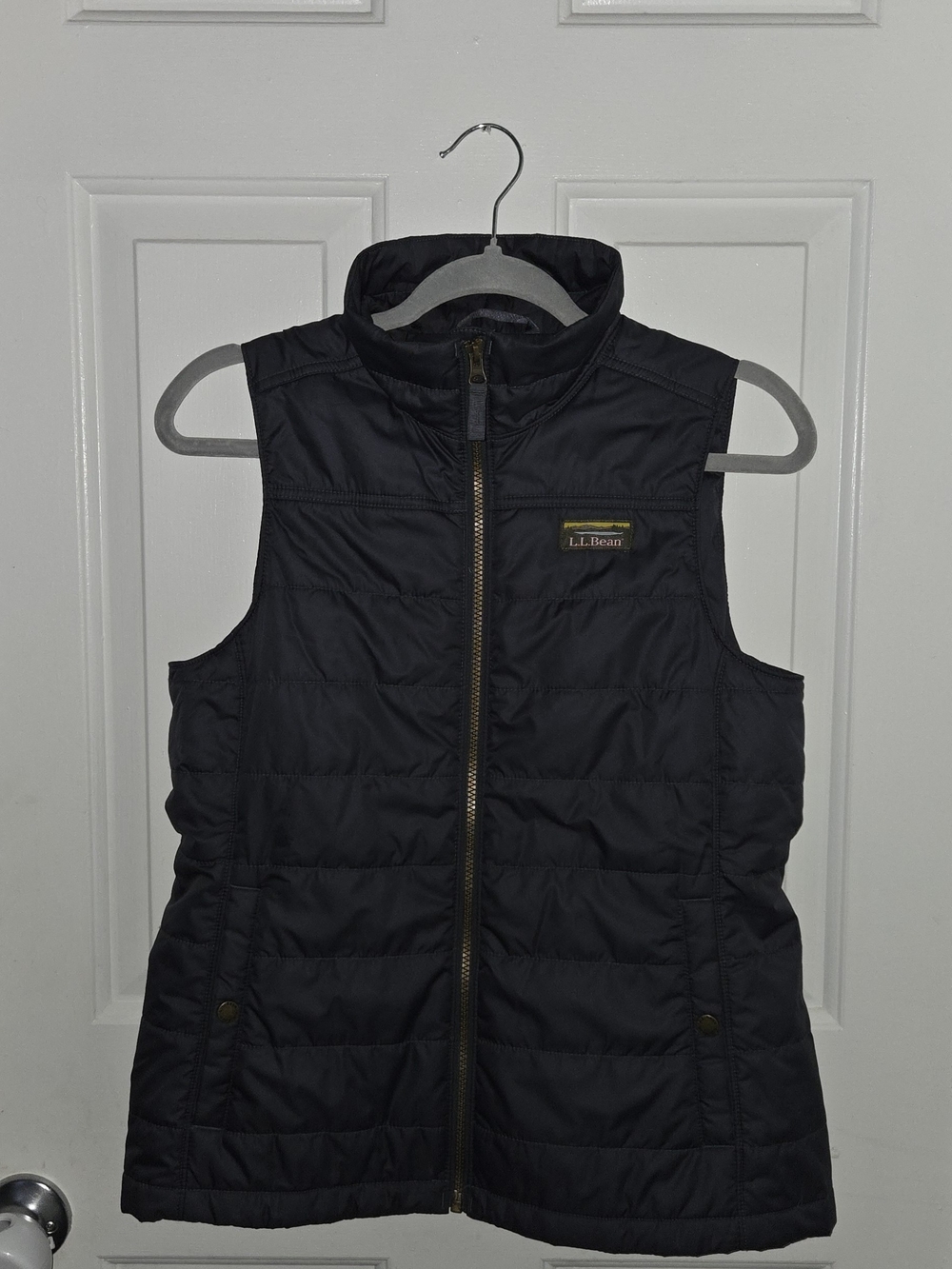 L.L. Bean Women's Black Quilted Insulated Vest